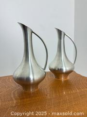 MaxSold Auction: Pair of MCM Selangor Pewter handled vases - Vancouver (British Columbia, Canada) SELLER MANAGED Reseller Online Auction - Main Street