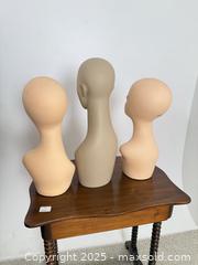 MaxSold Auction: Trio of vintage mannequin heads - Vancouver (British Columbia, Canada) SELLER MANAGED Reseller Online Auction - Main Street