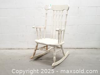 MaxSold Auction: Antique Rocking Nursery Chair - Toronto (Ontario, Canada) SELLER MANAGED Estate Sale Online Auction - Wicksteed Avenue (STORAGE)