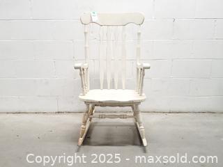 MaxSold Auction: Antique Rocking Nursery Chair - Toronto (Ontario, Canada) SELLER MANAGED Estate Sale Online Auction - Wicksteed Avenue (STORAGE)