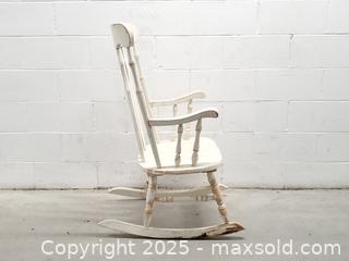 MaxSold Auction: Antique Rocking Nursery Chair - Toronto (Ontario, Canada) SELLER MANAGED Estate Sale Online Auction - Wicksteed Avenue (STORAGE)
