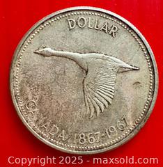 MaxSold Auction: 1867-1967 Canada Dollar Coin - Silver A - Surrey (British Columbia, Canada) SELLER MANAGED Downsizing Online Auction -  75a Avenue