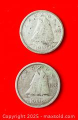 MaxSold Auction: 1939 and 1939 Canada Silver Dimes A - Surrey (British Columbia, Canada) SELLER MANAGED Downsizing Online Auction -  75a Avenue