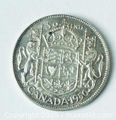 MaxSold Auction: 1950 Canada Half Dollar - Silver A - Surrey (British Columbia, Canada) SELLER MANAGED Downsizing Online Auction -  75a Avenue
