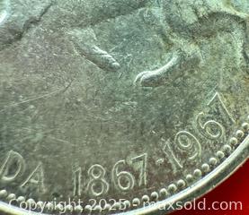 MaxSold Auction: Canada 1867-1967 25 Cents Coin - Silver A - Surrey (British Columbia, Canada) SELLER MANAGED Downsizing Online Auction -  75a Avenue