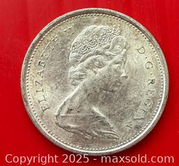 MaxSold Auction: Canada 1867-1967 25 Cents Coin - Silver A - Surrey (British Columbia, Canada) SELLER MANAGED Downsizing Online Auction -  75a Avenue