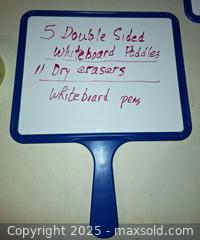 MaxSold Auction: Double Sided Whiteboard Paddles A - Surrey (British Columbia, Canada) SELLER MANAGED Downsizing Online Auction -  75a Avenue