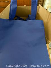 MaxSold Auction: New Box of Royal Blue Tote Bags A - Surrey (British Columbia, Canada) SELLER MANAGED Downsizing Online Auction -  75a Avenue