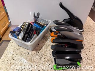 MaxSold Auction: Staplers, Removers and Staples B - Surrey (British Columbia, Canada) SELLER MANAGED Downsizing Online Auction -  75a Avenue
