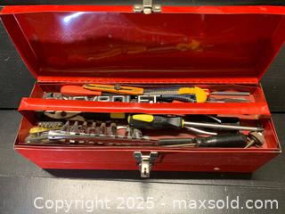 MaxSold Auction: Toolbox with Boxcutters, Wrenches, More #4 B - Surrey (British Columbia, Canada) SELLER MANAGED Downsizing Online Auction -  75a Avenue