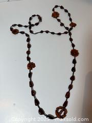 MaxSold Auction: Vintage Chinese Carved Walnut Tree Seeds Bead Necklace A - Surrey (British Columbia, Canada) SELLER MANAGED Downsizing Online Auction -  75a Avenue