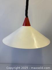 MaxSold Auction: C.1970 Wired Pendant Witch&#39;s Hat Post Modern Metal Ceiling Lamp - Toronto (Ontario, Canada) PARTNER MANAGED Reseller Online Auction - Railside Road