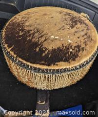 MaxSold Auction: Interesting Old African 3 Footed Tribal Tom Tom Drum Table 11&#34; - Toronto (Ontario, Canada) PARTNER MANAGED Reseller Online Auction - Railside Road