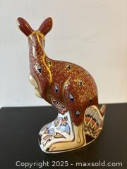 MaxSold Auction: Royal Crown Derby Kangaroo And Joey Porcelain Figure Paperweight  6&#34; - Toronto (Ontario, Canada) PARTNER MANAGED Reseller Online Auction - Railside Road