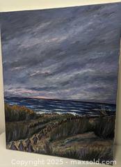 MaxSold Auction: Thought Provoking Impressionist Estonia War Era Exodus Oil Painting On Canvas Artist Signed Vello Hubel 1944  - Toronto (Ontario, Canada) PARTNER MANAGED Reseller Online Auction - Railside Road