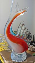 MaxSold Auction: Vibant Murano Twin Fish Blue Red Art Glass Sculpture  - Toronto (Ontario, Canada) PARTNER MANAGED Reseller Online Auction - Railside Road