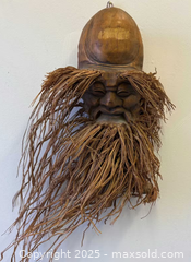 MaxSold Auction: Vintage Chinese Macabre Face Carved Bamboo Root Wall Mask 24" - Toronto (Ontario, Canada) PARTNER MANAGED Reseller Online Auction - Railside Road