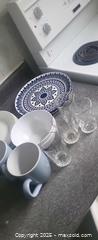 MaxSold Auction: Mixed Set (Unbranded) 5 plates. 2 mugs, 4 glasses. 2 bowls - Toronto (Ontario, Canada) SELLER MANAGED Moving Online Auction - Kingston Road (CONDO)
