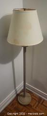 MaxSold Auction: Off-White Metal Base Floor Lamp with Attached Shade - Toronto (Ontario, Canada) SELLER MANAGED Moving Online Auction - Kingston Road (CONDO)