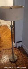 MaxSold Auction: Off-White/Beige Painted Metal Floor Lamp with Shade - Toronto (Ontario, Canada) SELLER MANAGED Moving Online Auction - Kingston Road (CONDO)