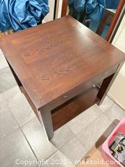 MaxSold Auction: 2 side tables with small drawer - Toronto (Ontario, Canada) SELLER MANAGED Moving Online Auction - Queenslea Avenue