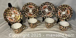 MaxSold Auction: 4 Cups and Saucers - Royal Crown Derby - Toronto (Ontario, Canada) SELLER MANAGED Moving Online Auction - Queenslea Avenue