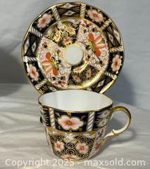 MaxSold Auction: 4 Cups and Saucers - Royal Crown Derby - Toronto (Ontario, Canada) SELLER MANAGED Moving Online Auction - Queenslea Avenue