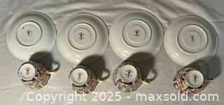 MaxSold Auction: 4 Cups and Saucers - Royal Crown Derby - Toronto (Ontario, Canada) SELLER MANAGED Moving Online Auction - Queenslea Avenue