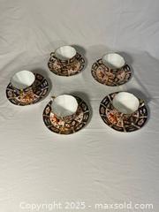 MaxSold Auction: 5 Cups and Saucers - Royal Crown Derby - Toronto (Ontario, Canada) SELLER MANAGED Moving Online Auction - Queenslea Avenue
