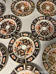 MaxSold Auction: 6 1/4&#34; plates x 15 - Royal Crown Derby - Toronto (Ontario, Canada) SELLER MANAGED Moving Online Auction - Queenslea Avenue