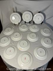 MaxSold Auction: 6 1/4&#34; plates x 15 - Royal Crown Derby - Toronto (Ontario, Canada) SELLER MANAGED Moving Online Auction - Queenslea Avenue