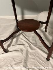 MaxSold Auction: Antique Wood Round Table - Toronto (Ontario, Canada) SELLER MANAGED Moving Online Auction - Queenslea Avenue