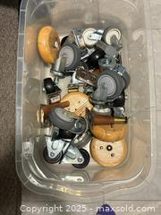 MaxSold Auction: Box of casters and furniture feet - Toronto (Ontario, Canada) SELLER MANAGED Moving Online Auction - Queenslea Avenue