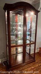 MaxSold Auction: Curio/Display Cabinet with lights - Toronto (Ontario, Canada) SELLER MANAGED Moving Online Auction - Queenslea Avenue