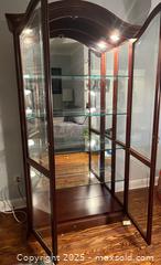 MaxSold Auction: Curio/Display Cabinet with lights - Toronto (Ontario, Canada) SELLER MANAGED Moving Online Auction - Queenslea Avenue