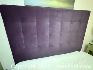 MaxSold Auction: Plush Queen Headboard - Toronto (Ontario, Canada) SELLER MANAGED Moving Online Auction - Queenslea Avenue