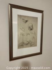 MaxSold Auction: Print with Wooden Frame - Toronto (Ontario, Canada) SELLER MANAGED Moving Online Auction - Queenslea Avenue