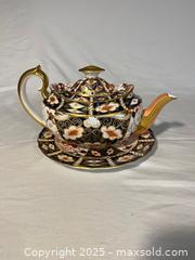 MaxSold Auction: Tea Pot with Saucer - Royal Crown Derby - Toronto (Ontario, Canada) SELLER MANAGED Moving Online Auction - Queenslea Avenue