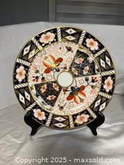 MaxSold Auction: Two  Plates  - Royal Crown Derby - Toronto (Ontario, Canada) SELLER MANAGED Moving Online Auction - Queenslea Avenue