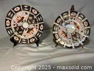 MaxSold Auction: Two  Plates  - Royal Crown Derby - Toronto (Ontario, Canada) SELLER MANAGED Moving Online Auction - Queenslea Avenue