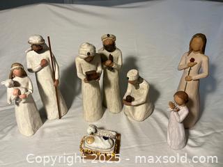 MaxSold Auction: Willow tree Nativity figurines - Toronto (Ontario, Canada) SELLER MANAGED Moving Online Auction - Queenslea Avenue