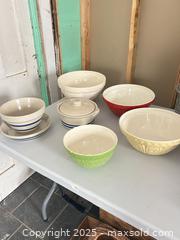 MaxSold Auction: Mason Cash & R.R.P. Co Ceramic Mixing, Prep Bowls & Covered Baker (7) - Trent Hills (Ontario, Canada) PARTNER MANAGED Estate Sale Online Auction - Allen Drive