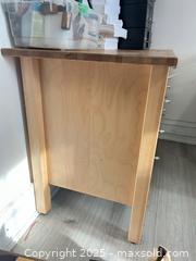 MaxSold Auction: Multi-Drawer Workbench with Butcher Block Top, 12 Drawers - Trent Hills (Ontario, Canada) PARTNER MANAGED Estate Sale Online Auction - Allen Drive