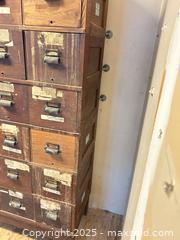 MaxSold Auction: Oak 18-Drawer Library Card Catalog / Filing Cabinet - Trent Hills (Ontario, Canada) PARTNER MANAGED Estate Sale Online Auction - Allen Drive