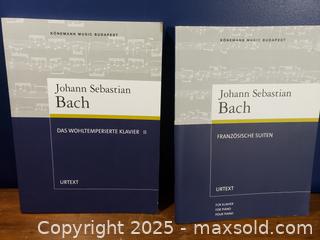 MaxSold Auction: Bach Piano Music: Französische Suiten &#38; Wohltemperiertes Klavier II - Pickering (Ontario, Canada) SELLER MANAGED Downsizing Online Auction - Krosno Boulevard