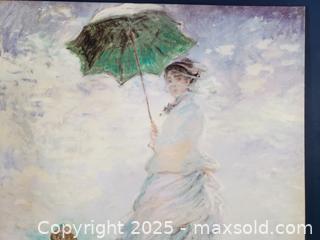 MaxSold Auction: Canvas Print: Woman with Parasol by Claude Monet - Pickering (Ontario, Canada) SELLER MANAGED Downsizing Online Auction - Krosno Boulevard