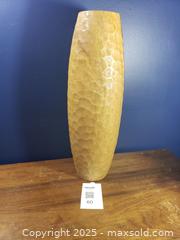 MaxSold Auction: Hand-Carved Tall Wooden Floor Vase, 20.5 in - Pickering (Ontario, Canada) SELLER MANAGED Downsizing Online Auction - Krosno Boulevard