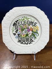 MaxSold Auction: Lord Nelson Pottery Decorative Ceramic Plate &#34;Welcome to Our Home&#34; - Pickering (Ontario, Canada) SELLER MANAGED Downsizing Online Auction - Krosno Boulevard