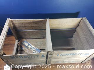 MaxSold Auction: McDavitt &#38; Lightner Wooden Fruit Crate, Brownsville, TX - Pickering (Ontario, Canada) SELLER MANAGED Downsizing Online Auction - Krosno Boulevard