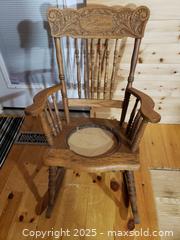 MaxSold Auction: Wooden Rocking Chair - Pickering (Ontario, Canada) SELLER MANAGED Downsizing Online Auction - Krosno Boulevard